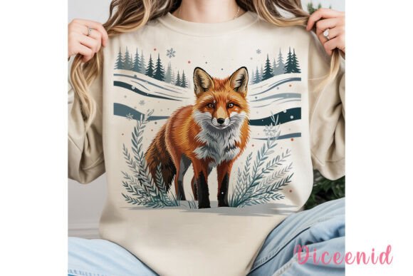 Download Winter Fox Snowy Forest PNG Clipart - Fox Collection